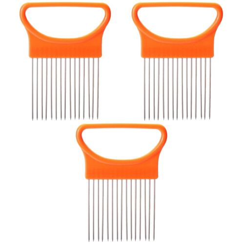 3 Stuks Ui Plug RVS Floss Snijhouder Fruit Groente ( ) 2