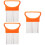 3 Stuks Ui Plug RVS Floss Snijhouder Fruit Groente ( ) 7