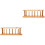 2Pcs Wooden Test Tube Storage Rack Compact Multi-Hole Lab Stand 5