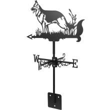 1 Set Metall Windrichter Wetterfahne Dachmontage Garten