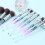 10St Makeup Set Mit -Und Diamantform Kunststoffgriff 8