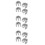 12 Pcs Replacement Handle Clamp Buckle For Crutches Walker Cane 8