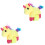 2Stk Plüsch Einhorn Klapparmband Schlitzarmband 8