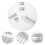3Pcs Durable Anti-Sliding Plate Turntable Tool with Pickup Calibration 10