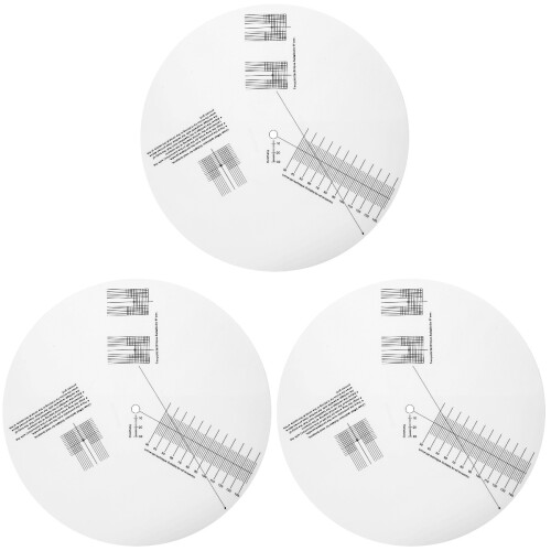 3Pcs Durable Anti-Sliding Plate Turntable Tool with Pickup Calibration 1