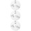 3Pcs Durable Anti-Sliding Plate Turntable Tool with Pickup Calibration 8