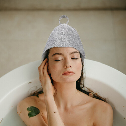 2 Unidades Chapéus De Reforçado Para Sauna E De Vapor 2