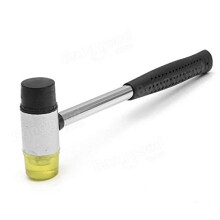 Rubber Mallet 25/30mm Double Face Soft Tap Nylon Head Mallet Tool 30mm
