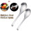 Steel Household Filter Screen Multi-Function Strainer Spoon, Silver, Stainless Steel Kitchen Tool, Easy Clean 3