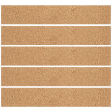 4 Pcs Cork Wallpaper Board Bulletin Adhesive Strips Photo