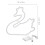 2Pcs White Decorative LED Lamp Swan Neon Light USB Battery Usage 10