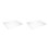 2Pcs Clear Keyboard Dust Cover Protector Acrylic Shield for Office Use 5