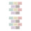 2000 . Gesichts-Puderpapier 3,7x2,6 , -Absorbierend, Duftend 9