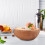 Cokernut Shell Bowl Natural Serviço Fruteira 6