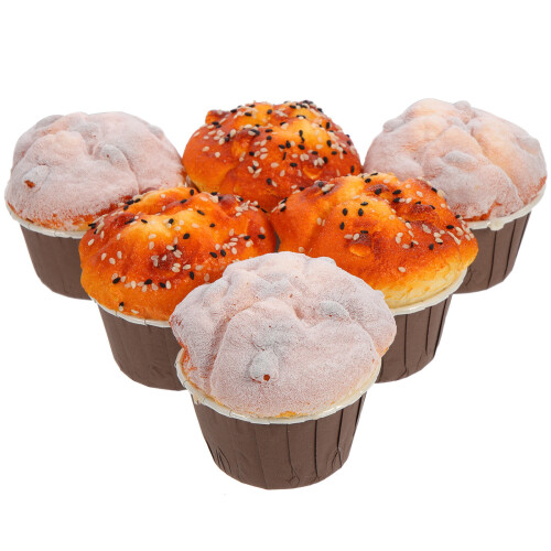 6 Unidades De De Cupcake , Falso, Decoração Simulada 2