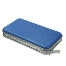 Portátil Plástico 80 Discos Cd Dvd Vcd Bolsa Azul