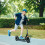 AIYAPLAY Kids Scooter, Foldable Kick Scooter w/ Adjustable Handlebar, Black 1