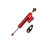 Universal Motorcycle Adjustable Steering Damper Stabilizer 255mm Red Linear Reversed Control Stabilizer Bar 1