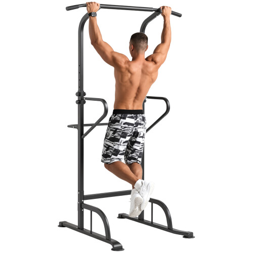 Homcom HOMCOM Power Tower Multi-Function Pull Up Station w/ Adjustable Height for Gym 1