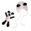 2 Sets Handgefertigte Gestrickte Baby Panda Mütze 1