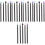 25 Silikon Lidschattenpinsel Professionelle Make-up- 4