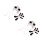 2 Sets Handgefertigte Gestrickte Baby Panda Mütze 3