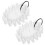 2 Set Nagelfarben Mit Sonnenblumen-Design, 160 Transparent 3