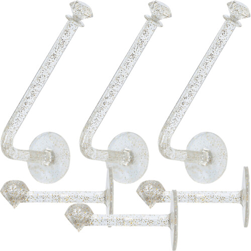 30 . Wandmontierte Hutschalenhalter Kleiderbügel Haarring 1