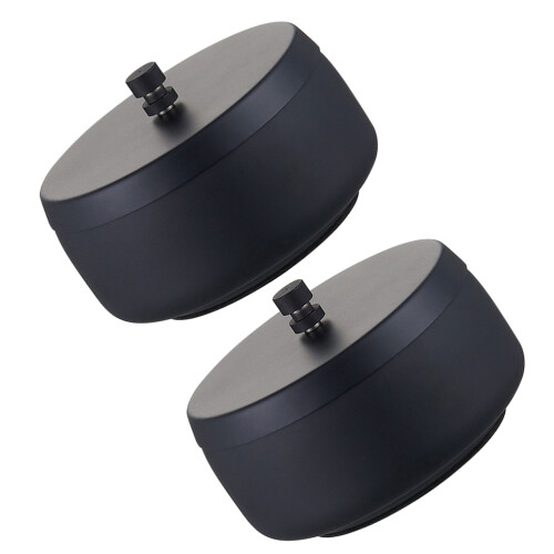 6 Aschenbecher Mit Deckel 8,8x8,8x7 Cm Winddicht 2
