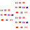 150Pcs Party Flag Toothpicks Assorted National Flags Cake Decorations 6