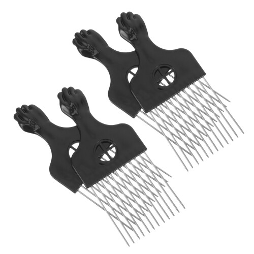 8 Metall Haarnadel Afro Für Männer Bart Haar 1