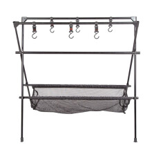 1 Set Camping Aufbewahrungsregal Metall Klappbares Lebensmittelregal
