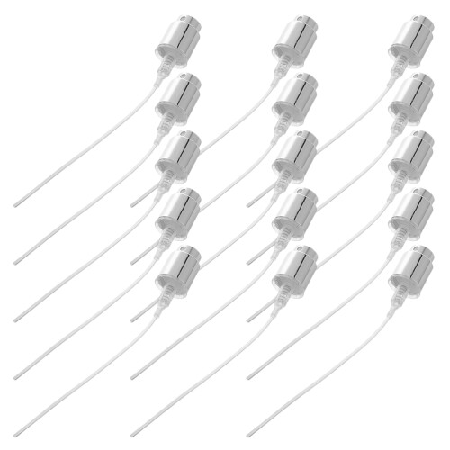 45Pcs Silver Plastic Perfume Pump Sprayer Nozzle Caps Replacement 1