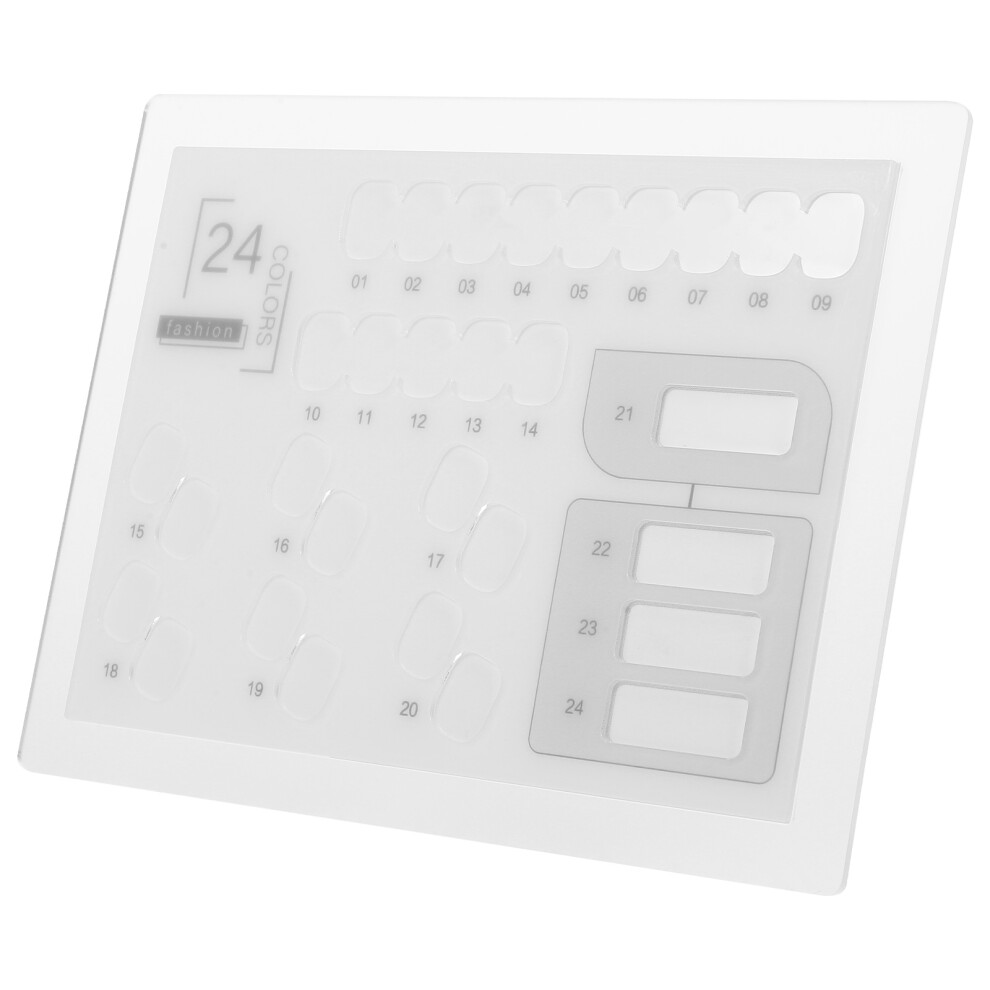 PłYta Do Prezentacji Sztuki Nail Wzorami (24 Kolory)-image