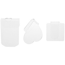 3St Draagbare Transparante Make-Up Paletten Voor - En Huidkleuren