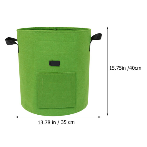 2Pièces Végétalier Durable Vert En Tissu Non 1