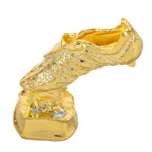 3Stk Fußball-Trophäen Figur: Goldener Für Spieler Und