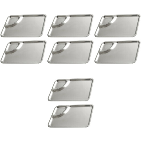 8 Teigtaschen-Platten Mehrfunktions Chips-Schalen 2