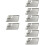 8 Teigtaschen-Platten Mehrfunktions Chips-Schalen 6