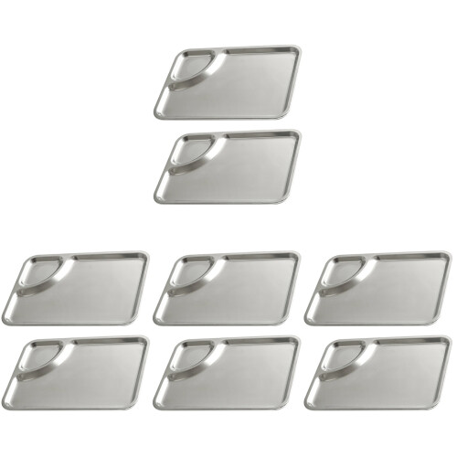 8 Teigtaschen-Platten Mehrfunktions Chips-Schalen 1