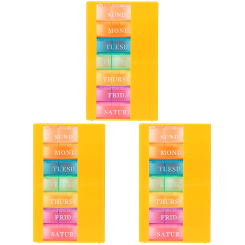 3 Stk. 21- Pillenorganizer Medikamentenbox 1