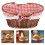 Wicker Picknickkorb Für Und Gemüse Mit Griff 3