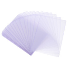 50Stk Transparente Wasserdichte Schutzhüllen Für Karten