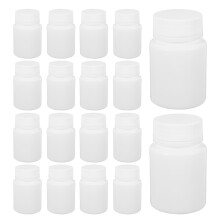 100St Mini Pillendose 50Ml Tragbar Mit Schraubdeckel