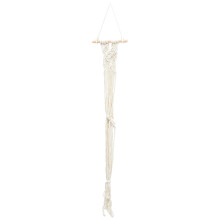 1Set Handgeweven Hoed Organiser Wandhanger Katoen Beige