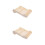 2Pcs Suporte Para Tesouras De Cabeleireiro E Estojo Com 4