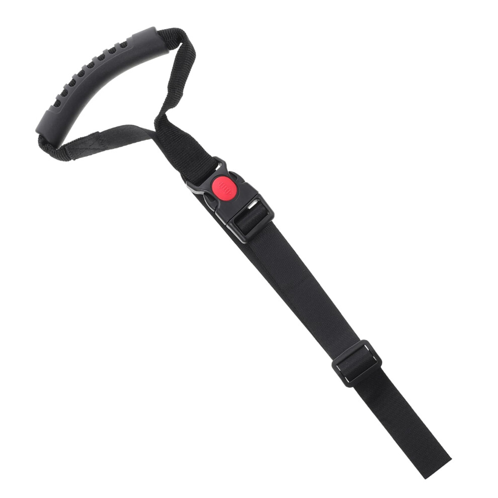 Get up Handle For Mobility Aid, Rope-Ladder Car Grab Handle, Bed Rail Protector, SUV Handle, Walker Assist, Black Ribbon