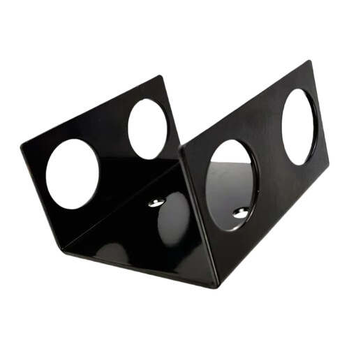 Wall Mounted Barbell Rack Stand - Space Saving Vertical Holder - Dual Rod Storage