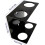 Wall Mounted Barbell Rack Stand - Space Saving Vertical Holder - Dual Rod Storage 4