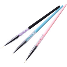 3Stk Stift Für Linienzeichnung Mit Strasssortiment Bunt